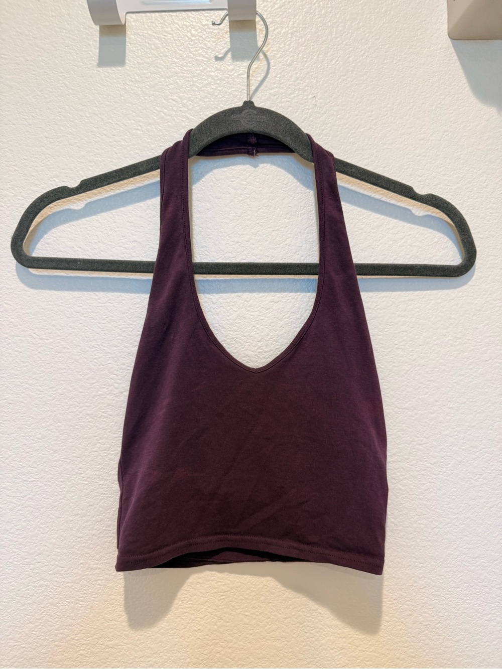 Women’s Plum Halter Crop Top